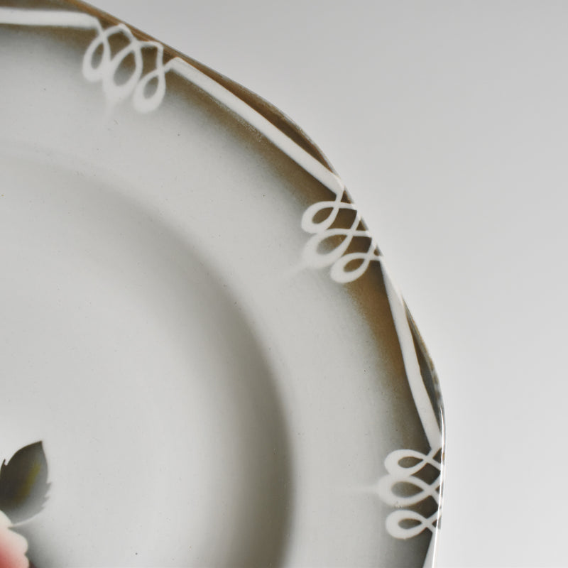 Vintage Deep Plate Digoin & Sarreguemines Odile E