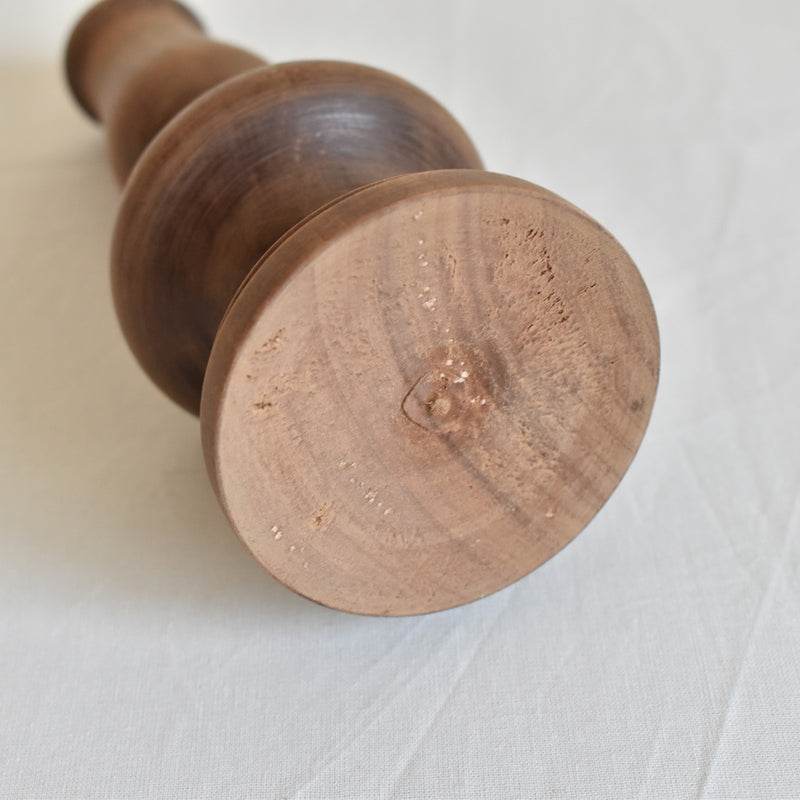 Vintage Wood Candle Holder B