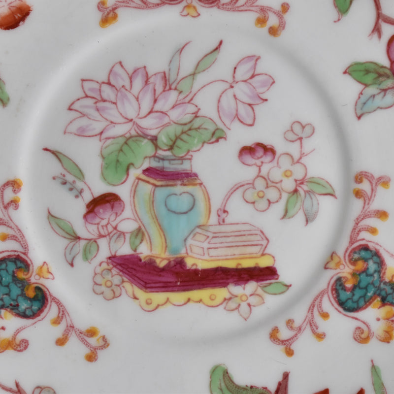 Antique Coffee Cup & Saucer Sarreguemines Minton 248 B