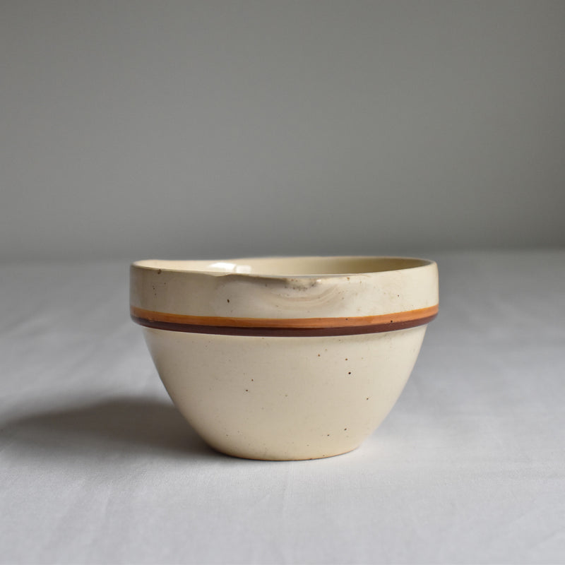 Vintage Bowl, Digoin & Sarreguemines, oreille A (on display at Osaka store)