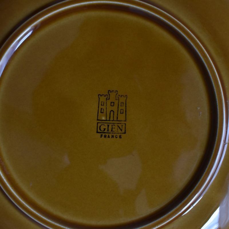 Vintage Plate Gien Tonneau B