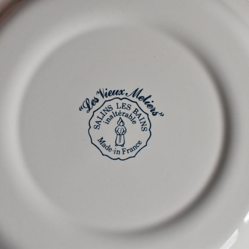Vintage Dessert Plate, Salins, Les Vieux Métiers "Pâtissier"