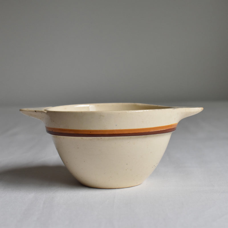 Vintage Bowl, Digoin & Sarreguemines, oreille A (on display at Osaka store)