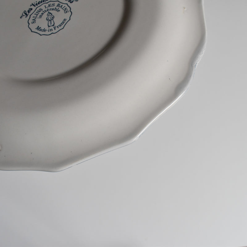 Vintage Dessert Plate, Salins, Les Vieux Métiers "Pâtissier"