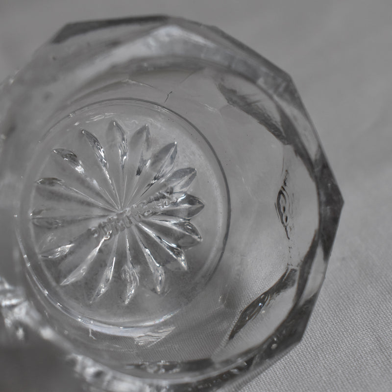 アンティーク クリスタルガラスソルト＆ペッパー PORTIEUX A