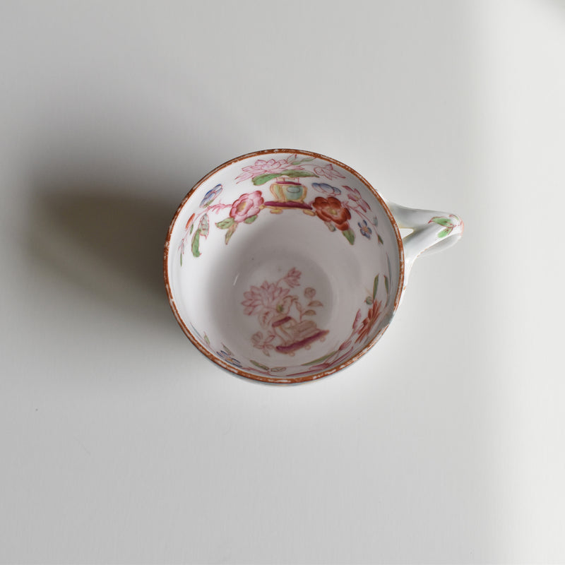 Antique Coffee Cup & Saucer Sarreguemines Minton 248 B