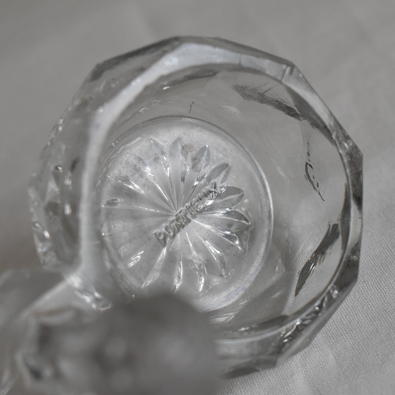 アンティーク クリスタルガラスソルト＆ペッパー PORTIEUX A