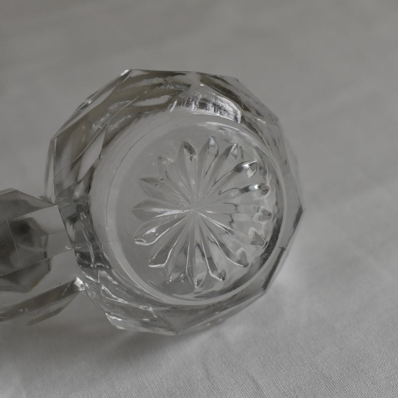 アンティーク クリスタルガラスソルト＆ペッパー PORTIEUX A