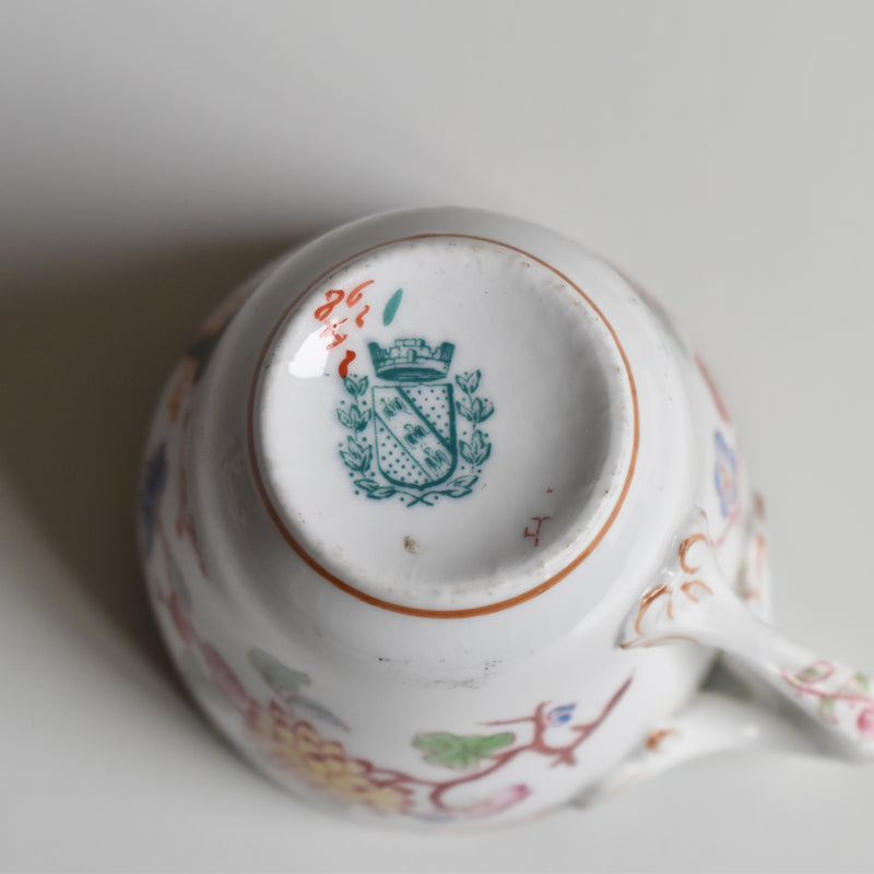 Antique Coffee Cup & Saucer Sarreguemines Minton 248 B