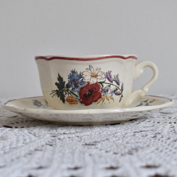 ヴィンテージ チョコレートカップ＆ソーサー ディゴワン＆サルグミンヌ Agreste A