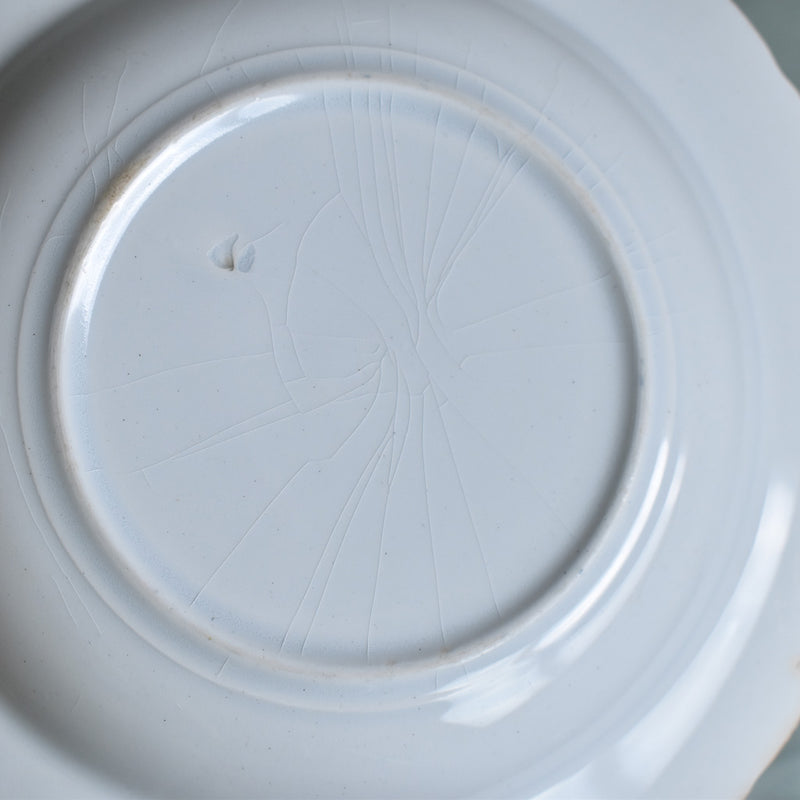 Antique Deep Plate Luneville Angèle B
