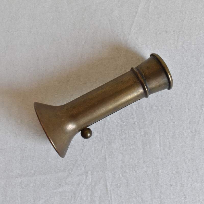 Vintage adjustable brass candle holder