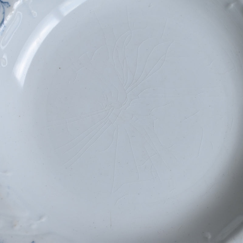 Antique Deep Plate Luneville Angèle B