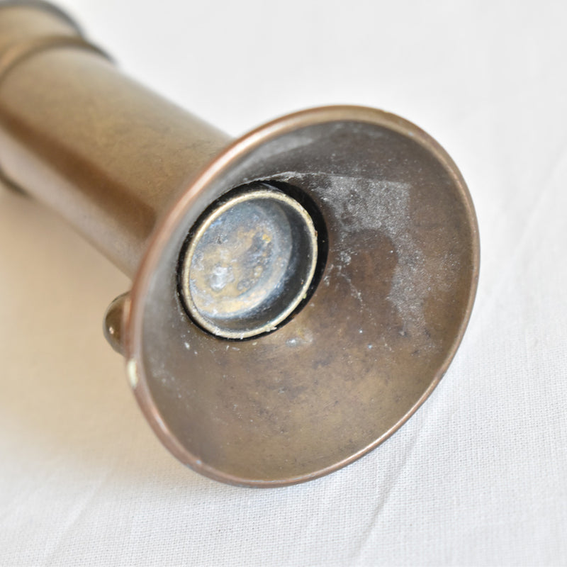 Vintage adjustable brass candle holder