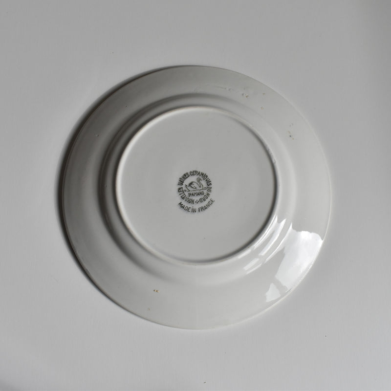 Antique Dessert Plate, Saint-Amand, Fruits A