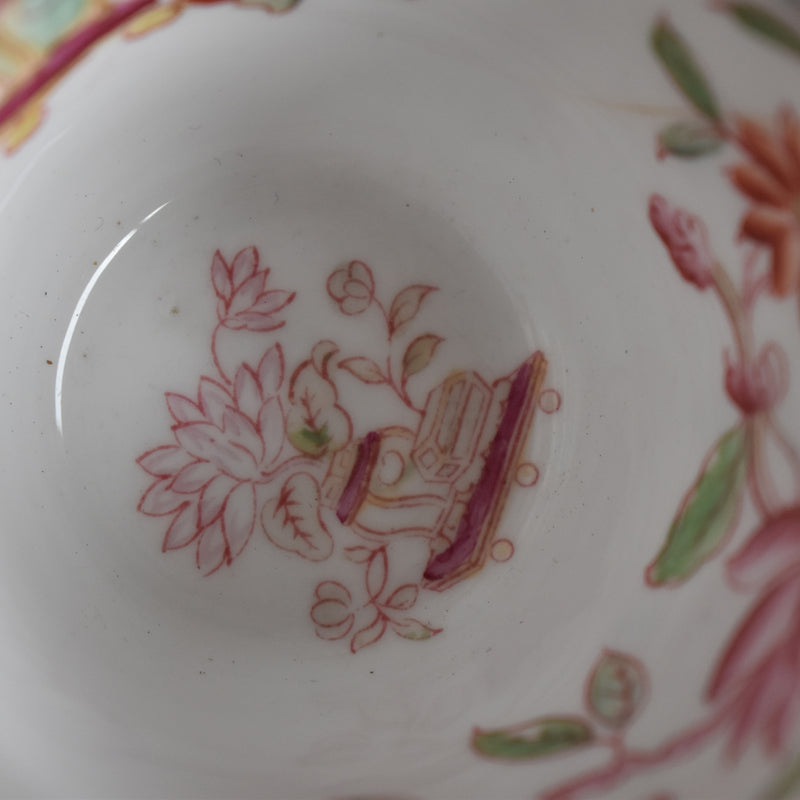 Antique Coffee Cup & Saucer Sarreguemines Minton 248 B