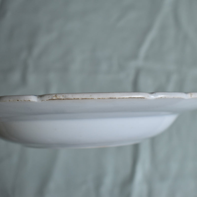 Antique Deep Plate Luneville Angèle B