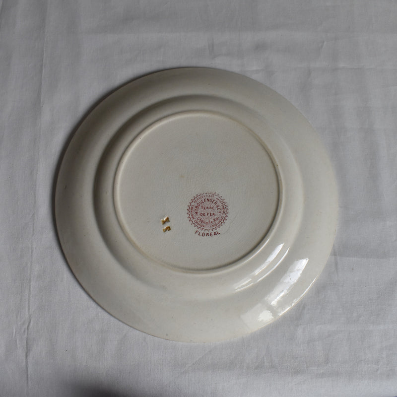 Antique Plate, Choisy-le-Roi, Floreal A