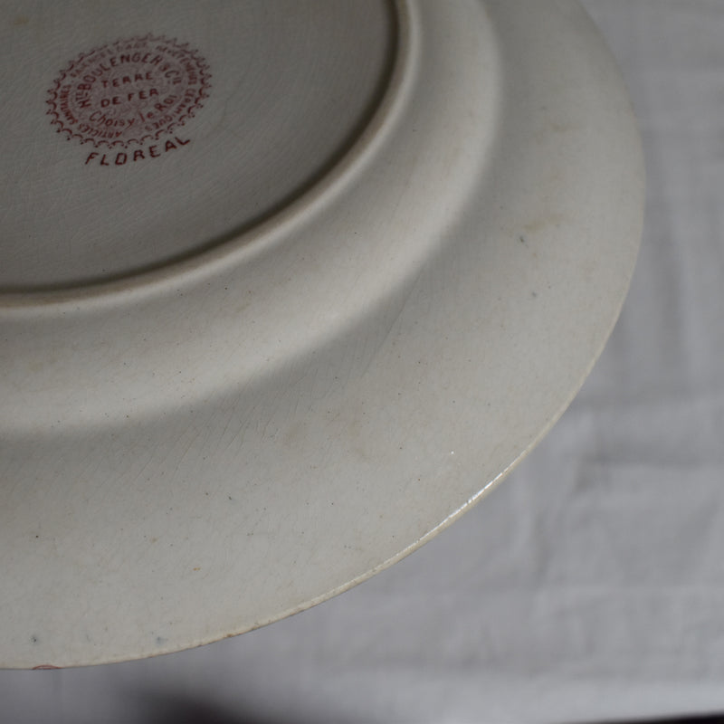 Antique Plate, Choisy-le-Roi, Floreal A