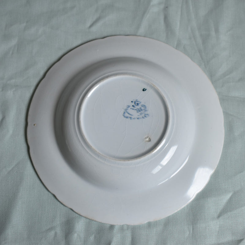 Antique Deep Plate - Lunéville Angèle C
