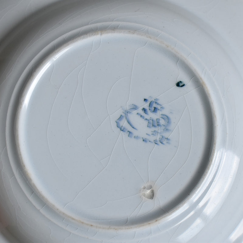 Antique Deep Plate - Lunéville Angèle C