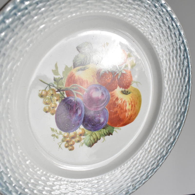 Antique Dessert Plate, Saint-Amand, Fruits A