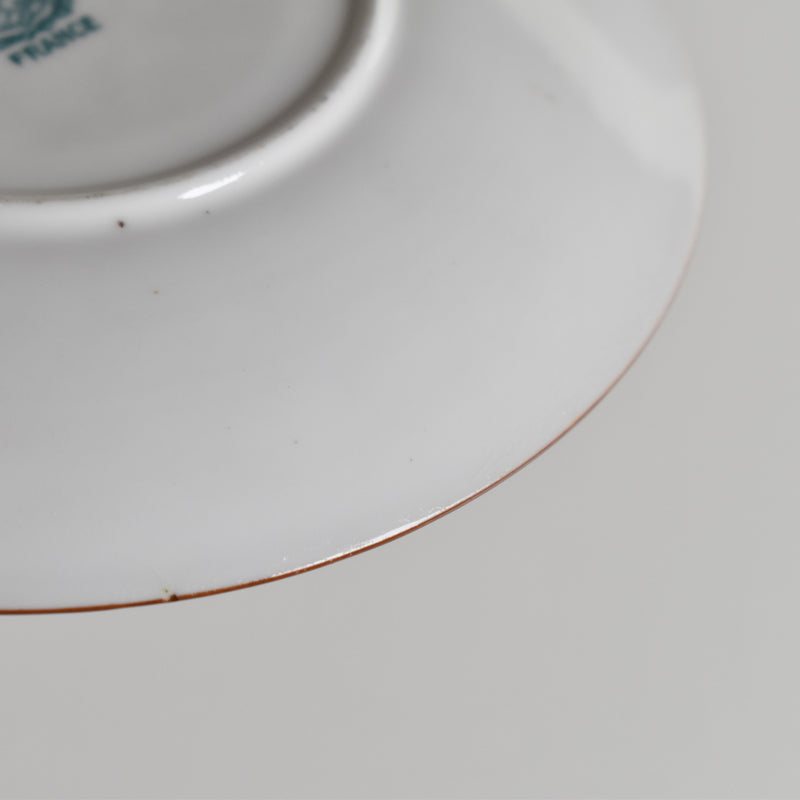 Antique Coffee Cup & Saucer, Sarreguemines Minton 216 A