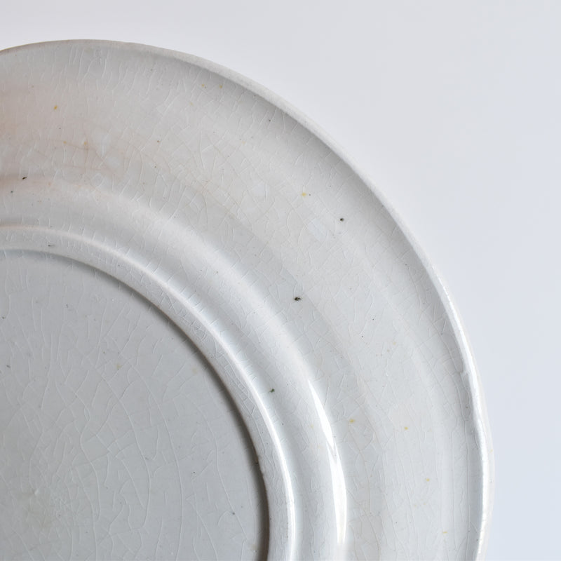 Antique Dessert Plate Digoin Marron