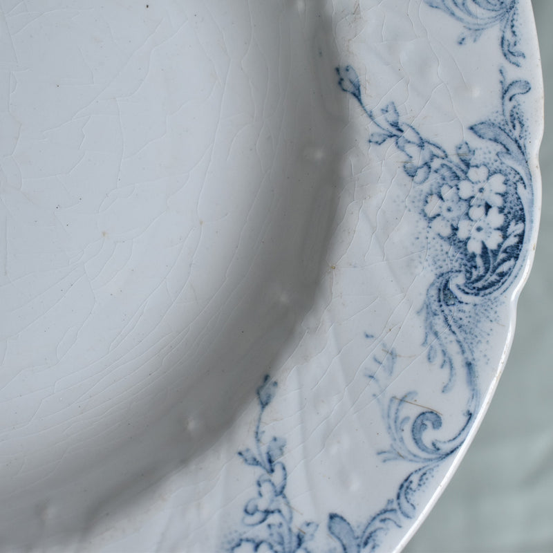 Antique Deep Plate - Lunéville Angèle C