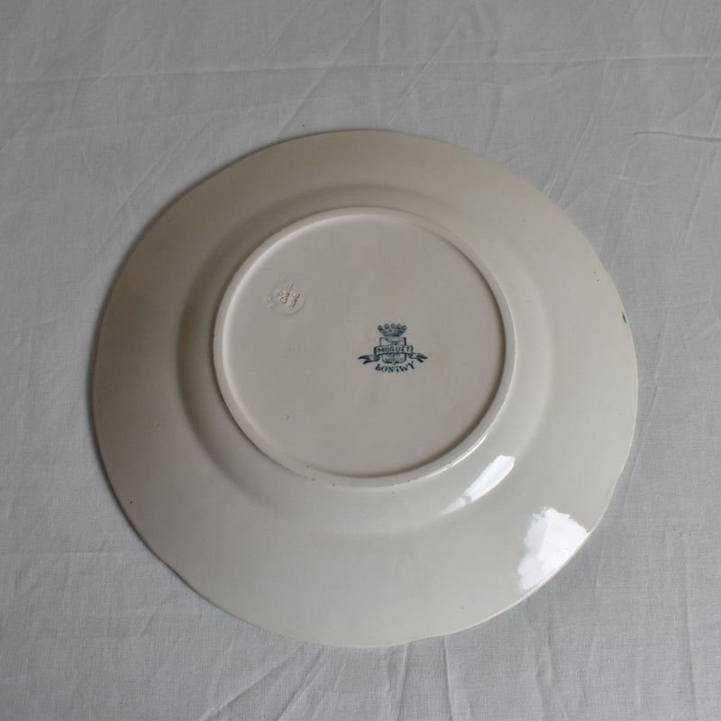 Antique Plate, Longwy, Muguet (Lily of the Valley) C