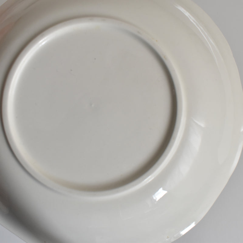 Vintage deep plate, kiln unknown B