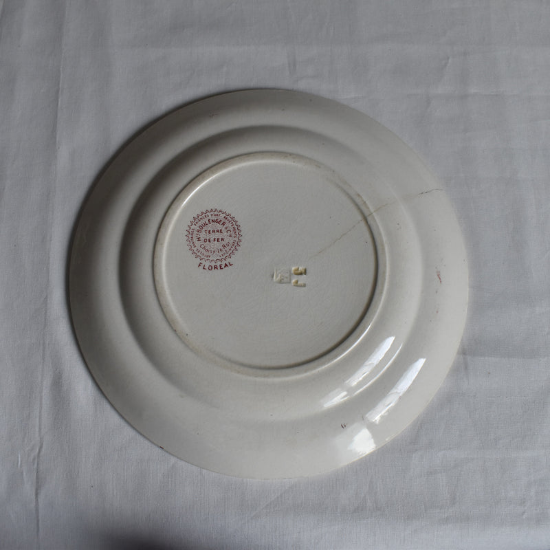 Antique Plate, Choisy-le-Roi, Floreal B