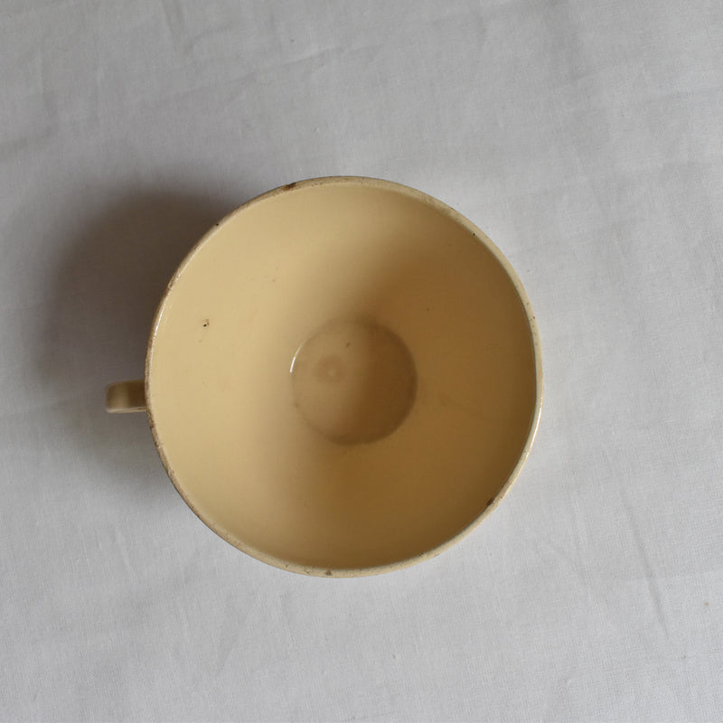 Antique cup Badonviller Octogonal A
