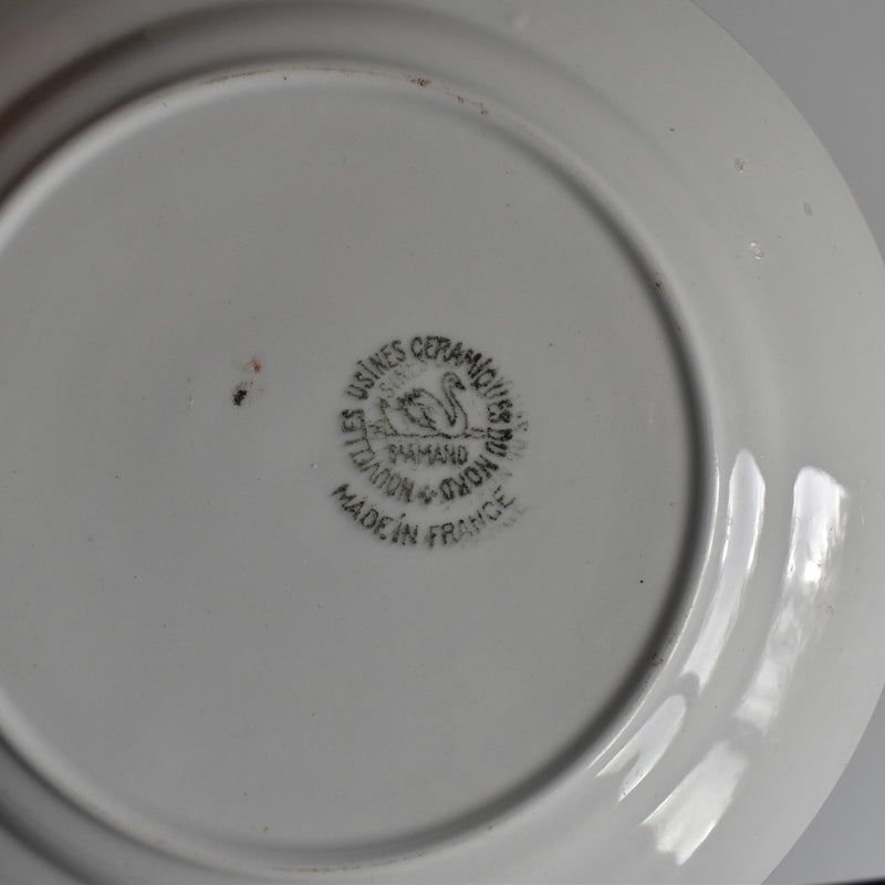 Antique Dessert Plate, Saint-Amand, Fruits B