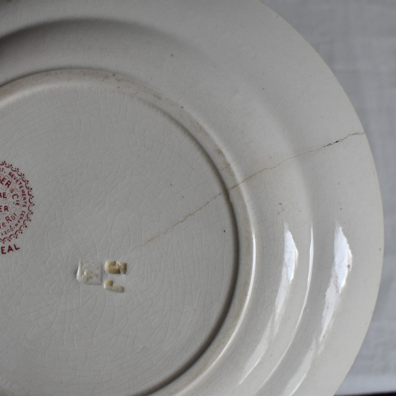 Antique Plate, Choisy-le-Roi, Floreal B