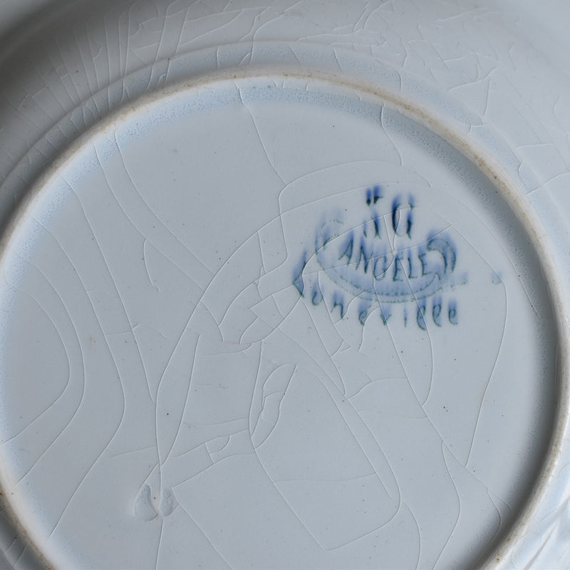 Antique Deep Plate - Lunéville Angèle D