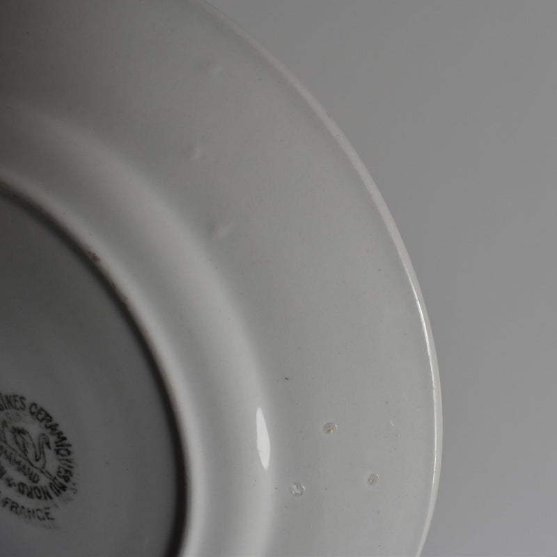 Antique Dessert Plate, Saint-Amand, Fruits B