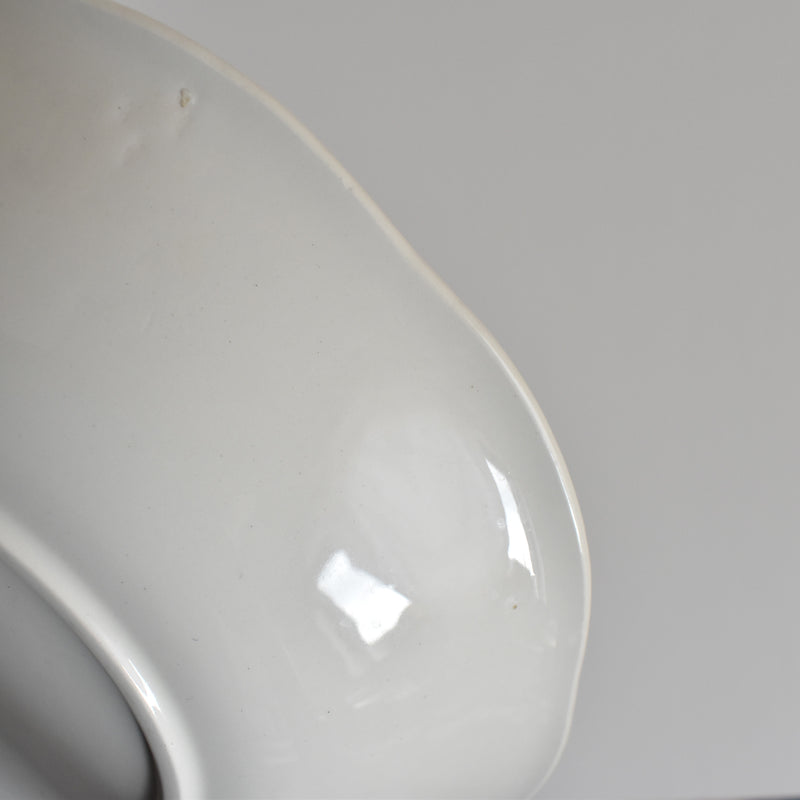 Vintage deep plate, kiln unknown B