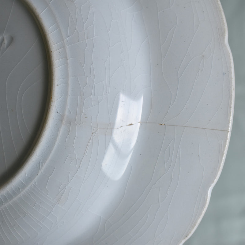 Antique Deep Plate - Lunéville Angèle D