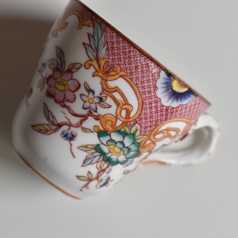 Antique Coffee Cup & Saucer, Sarreguemines Minton 216 A