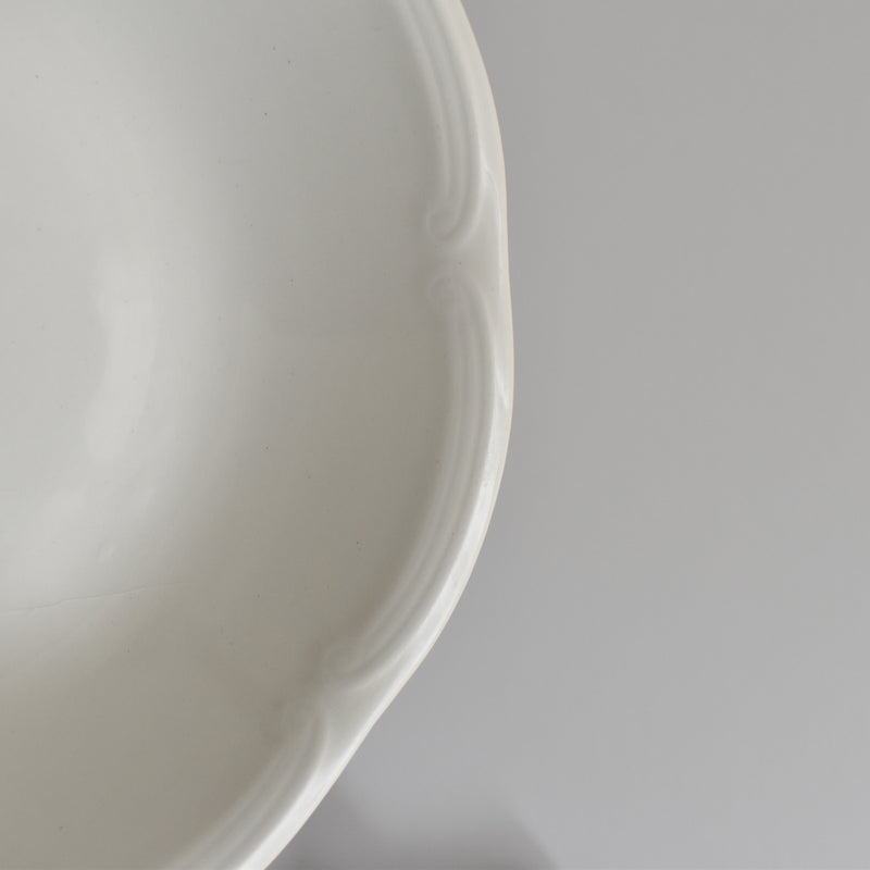 Vintage deep plate, kiln unknown B