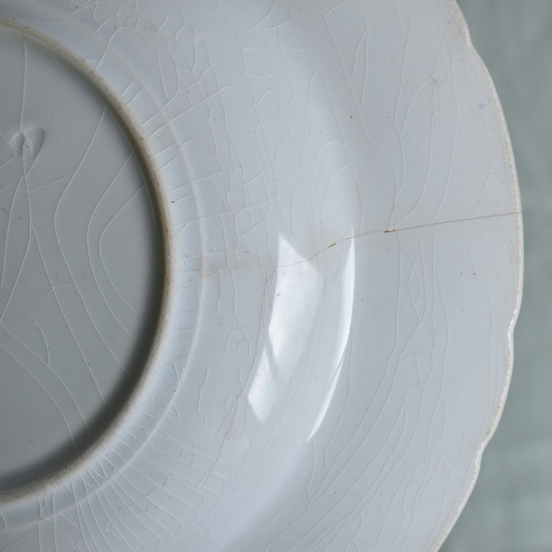 Antique Deep Plate - Lunéville Angèle D