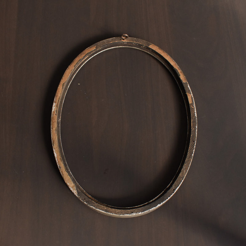 Antique Oval Silver Frame