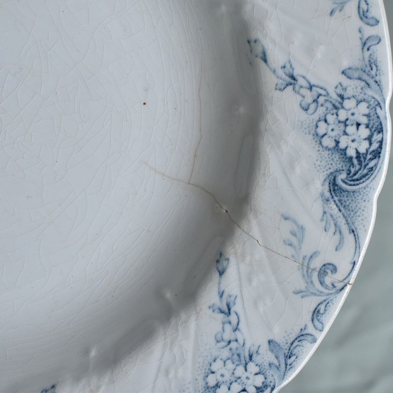 Antique Deep Plate - Lunéville Angèle D