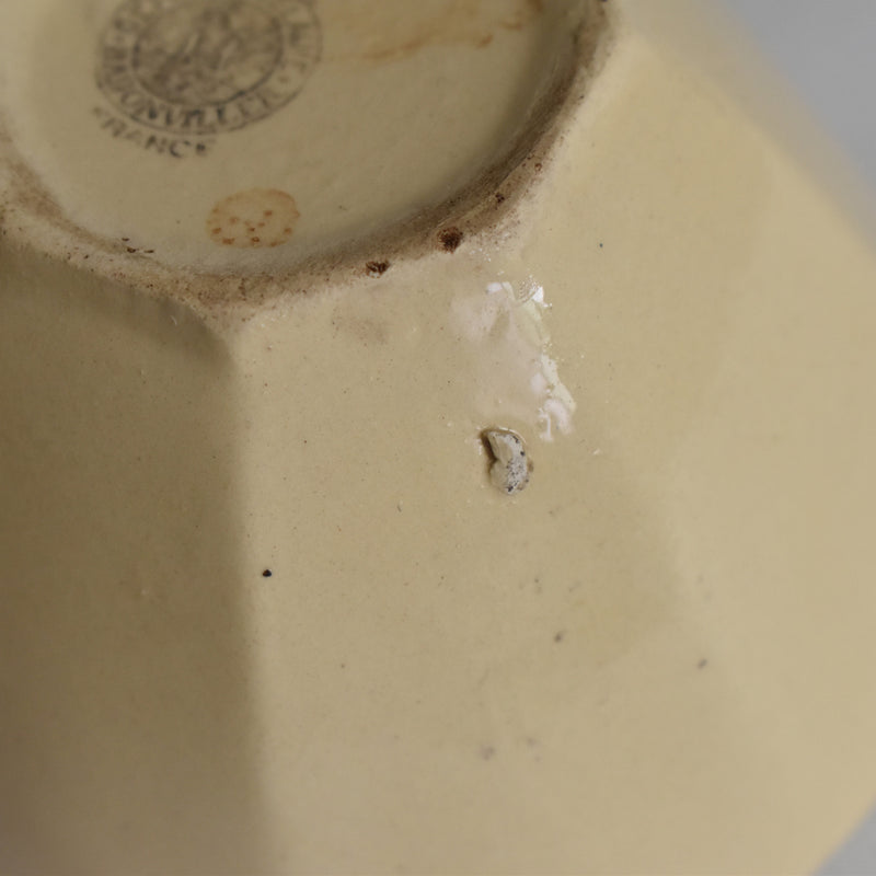 Antique cup Badonviller Octogonal A