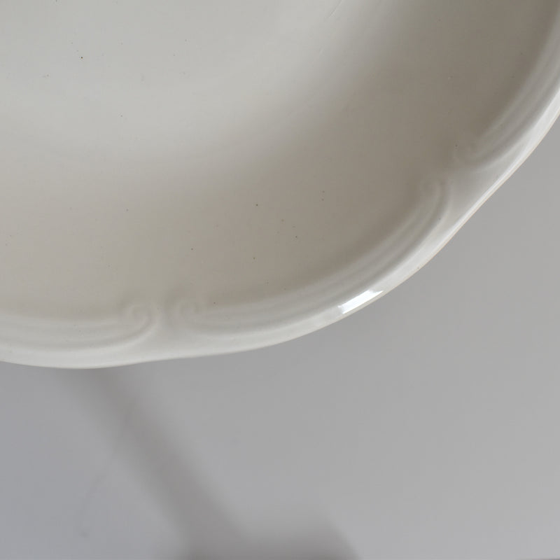 Vintage deep plate, kiln unknown B