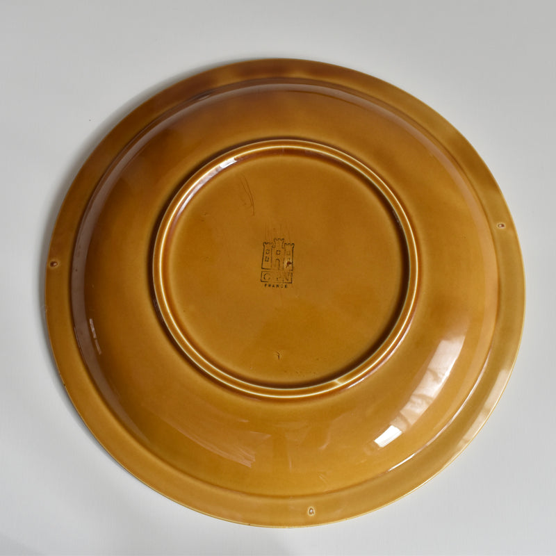 Vintage Plate Gien Tonneau D