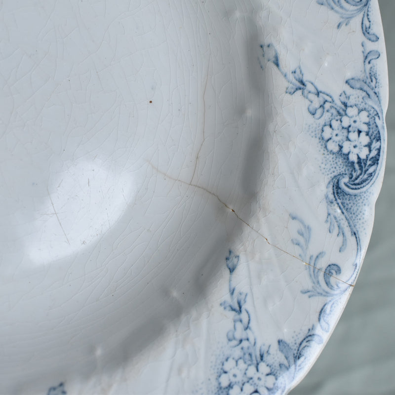 Antique Deep Plate - Lunéville Angèle D