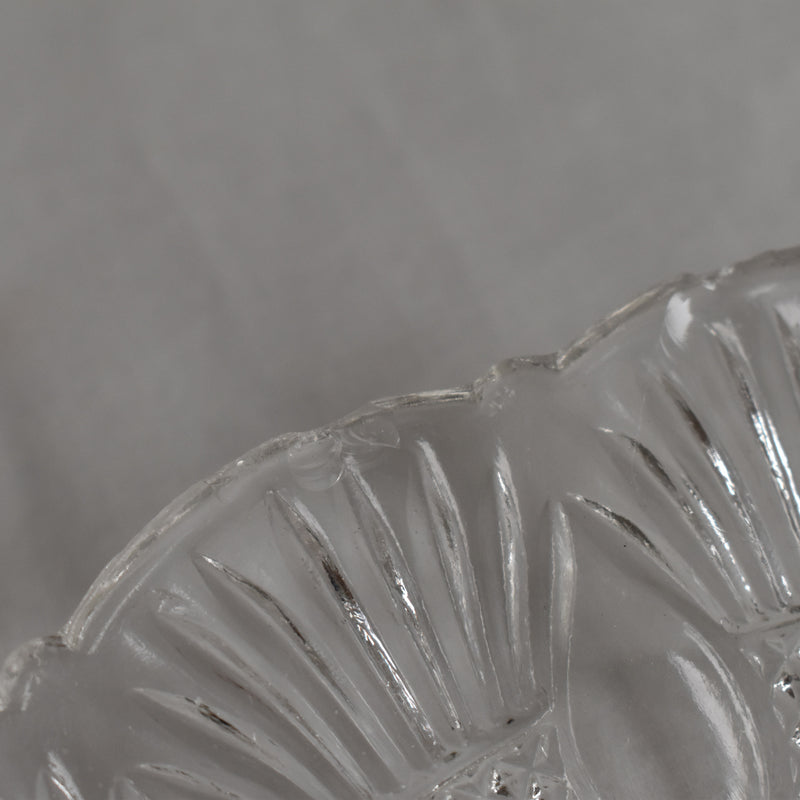 Vintage Glass Dome & Plate BAYEL