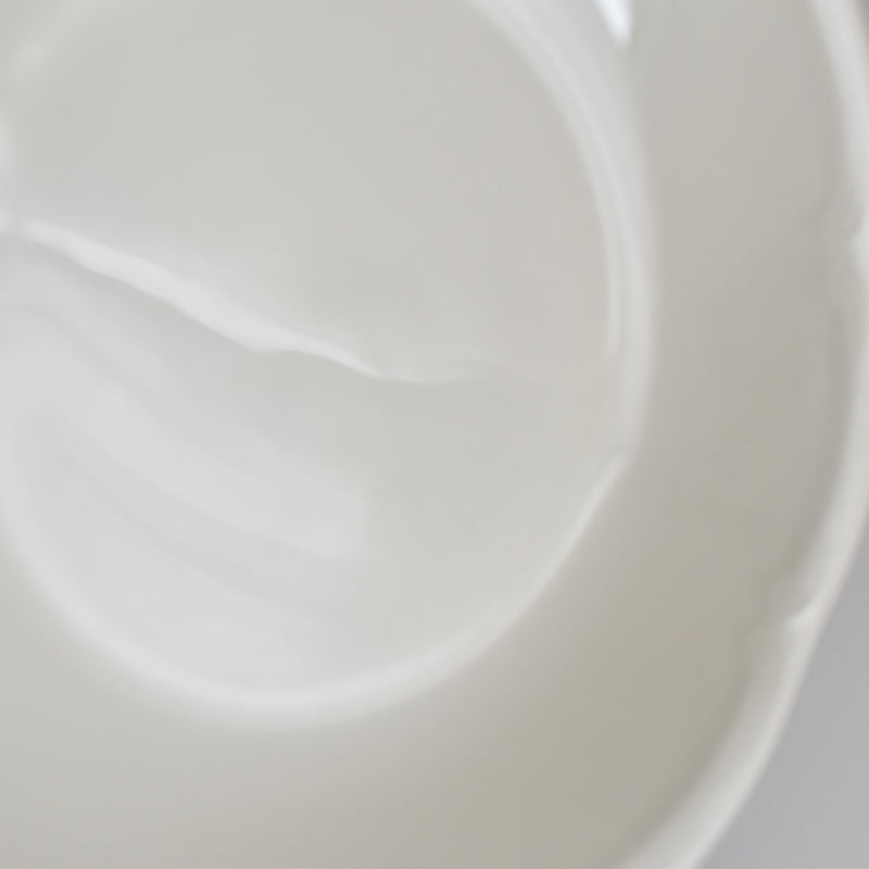 Vintage deep plate, kiln unknown B